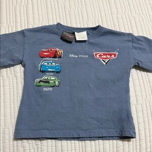 Zara Disney Cars Blue T-Shirt Size 1.5 years